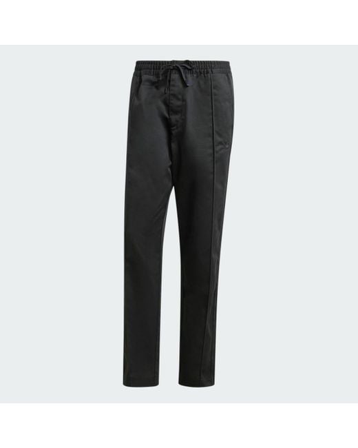 Adidas Black Cs Chino Trousers for men