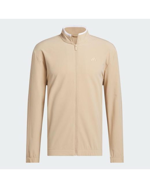 Woven Track Top di Adidas in Natural da Uomo