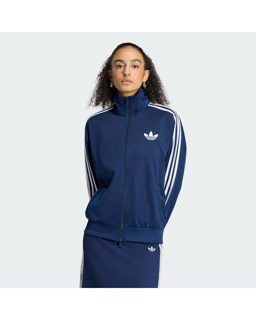 Adidas Blue Firebird Track Top Loose