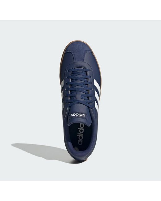 Adidas Blue Vl Court Base Shoes for men