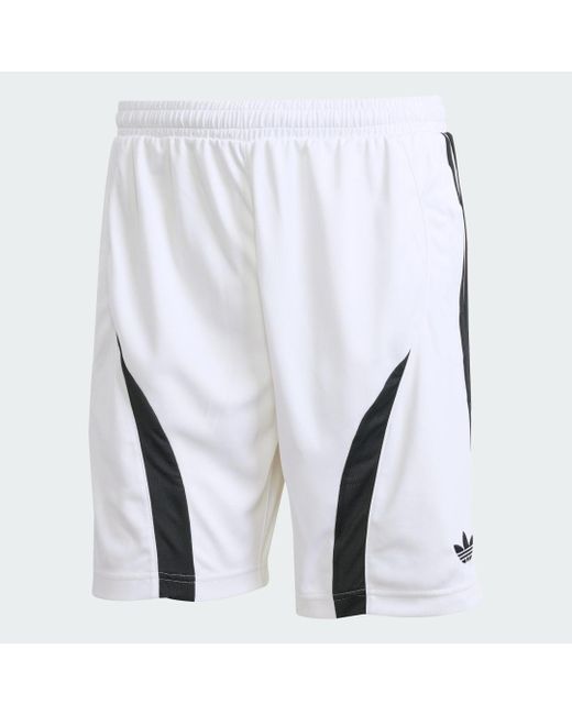 Pantalón Corto Adicolor Teamgeist Adidas de hombre de color White