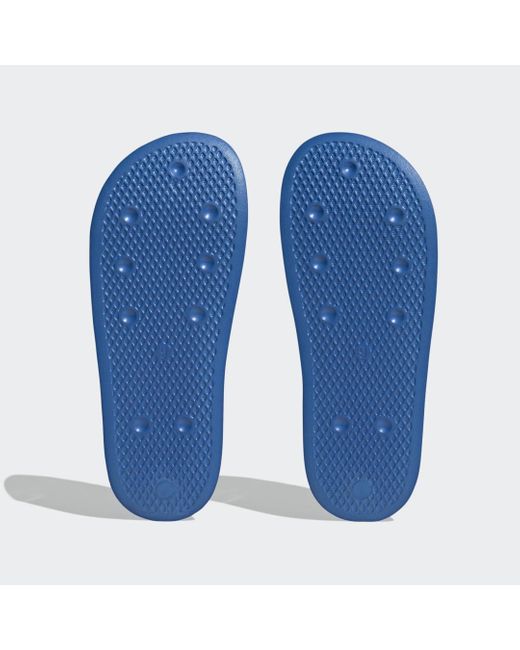 Adidas Blue Adilette Slides for men