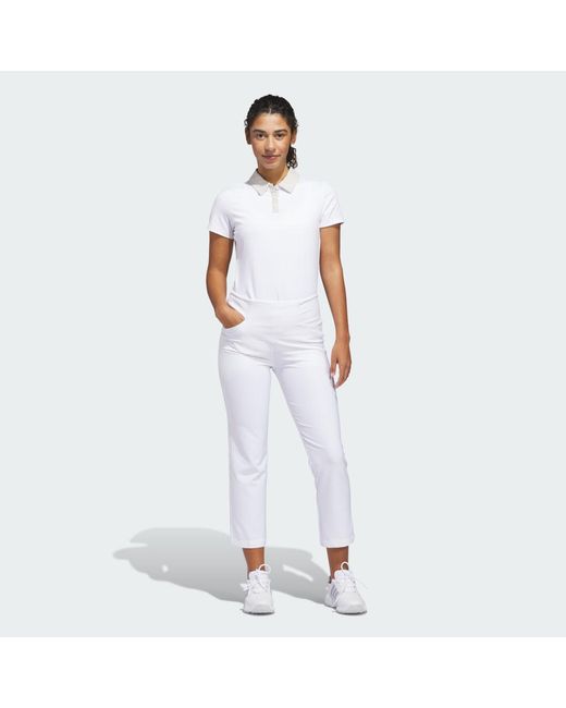 Adidas White Ultimate365+ Ankle Pants