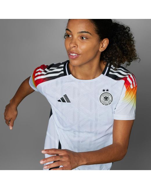 Maglia Home Authentic 2024 Women's Team Germany di Adidas in White