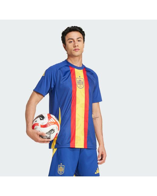 Adidas Blue Spain Pre-Match Jersey for men