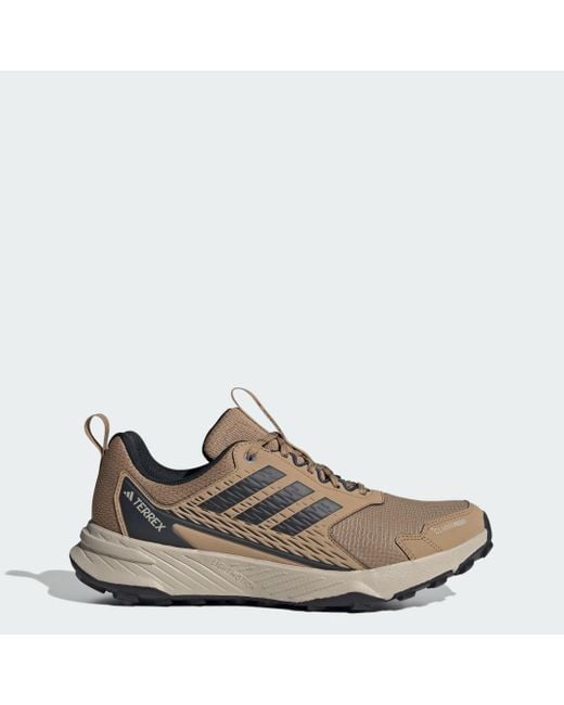 Adidas Gray Terrex Tracefinder 2 Climaproof Trail Running Shoes for men