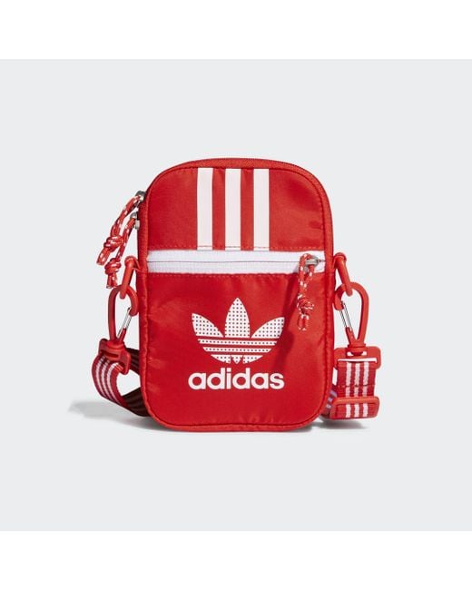 Bolso Adicolor Classic Festival adidas de color Rojo | Lyst