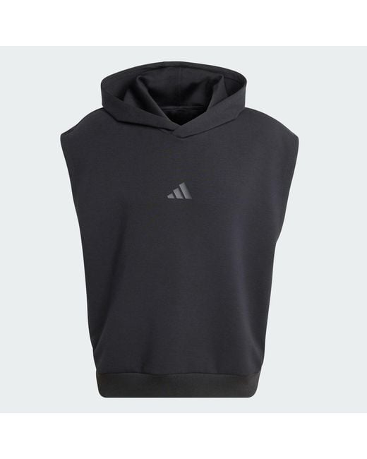 Chaleco Con Capucha Soft Lux Adidas de hombre de color Black