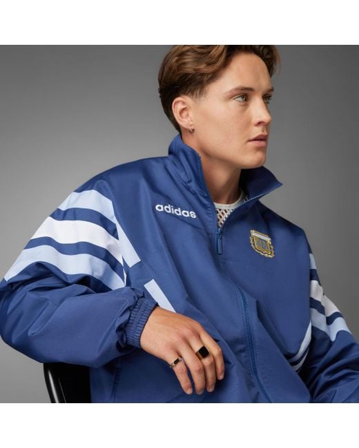 Giacca da allenamento 1994 Woven Argentina di Adidas in Blue