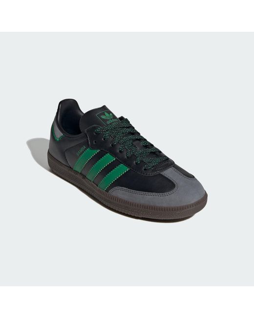 Adidas Green Samba Og Shoes