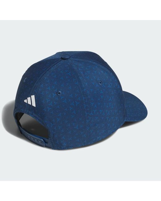 Adidas Blue Tour Print Snapback Cap for men