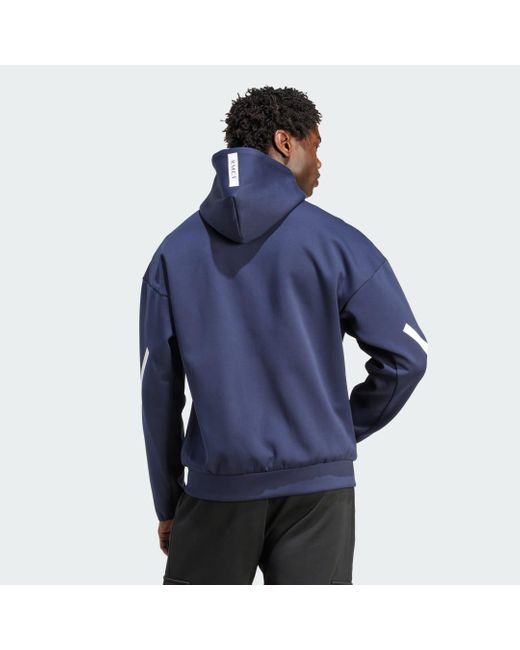 Real Madrid Adidas Z.N.E. Anthem di Adidas Originals in Blue da Uomo