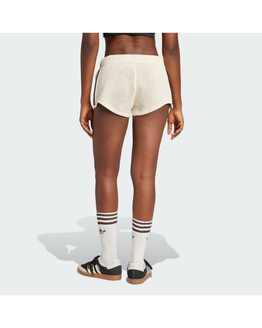 ☆【ADIDAS】☆Originals Premium Crochet Sprinter Shorts☆ adidas Originals Premium Crochet Sprinter Short Women Casual