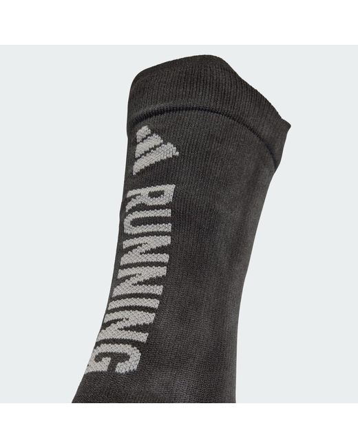 Adidas Black Runxgraphic Washed Sock