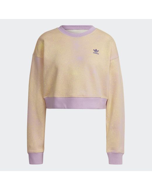 Adidas Natural Allover Print Sweatshirt