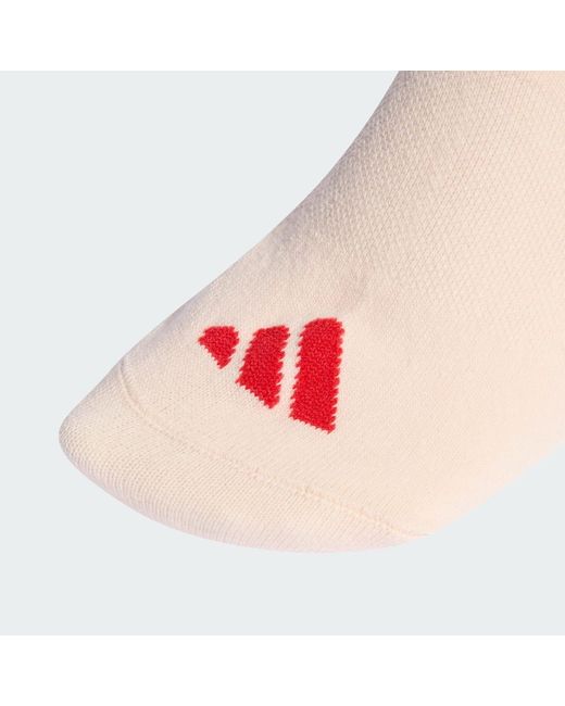 Adidas White Graphic Socks 3 Pair Pack