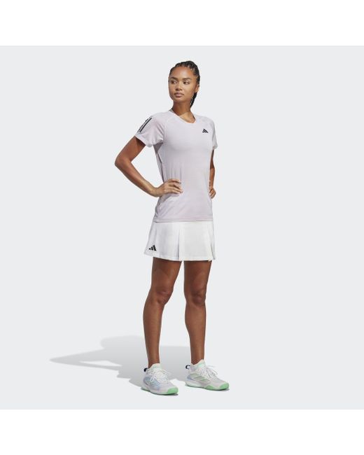 Adidas White Club Tennis Pleated Skirt
