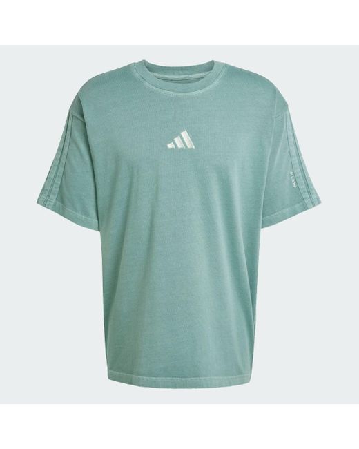 T-Shirt All Szn Washed di Adidas in Blue da Uomo