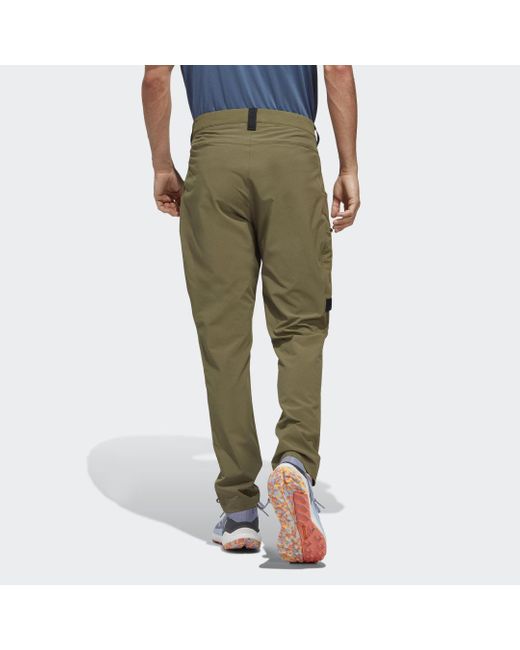 Adidas Green Terrex Zupahike Hiking Trousers for men