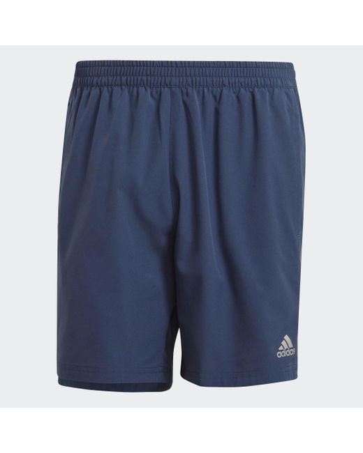 Adidas Blue Run It Shorts for men