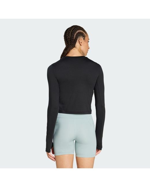 Adidas Black Adi365 Running Essentials Longsleeve Shirt