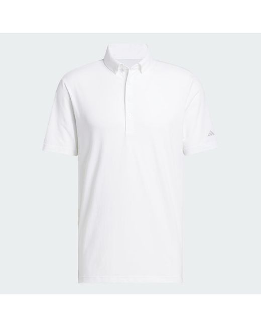 Adidas White Ultimate365+ Go-To Climacool Polo Shirt for men