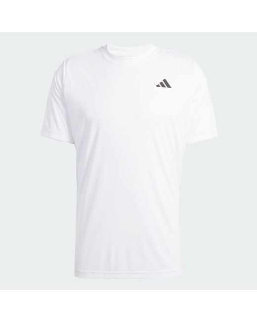 Adidas White Club Tennis Climacool Tee for men