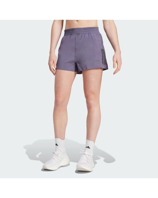 Pantalón Corto Own The Run Adidas de color Blue