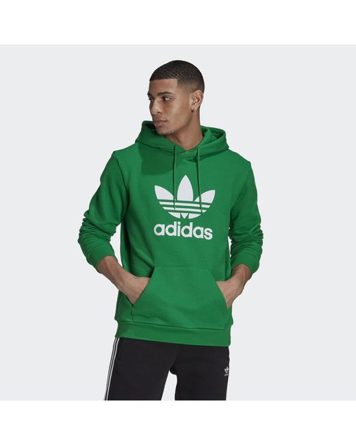 adicolor cotton trefoil hoodie