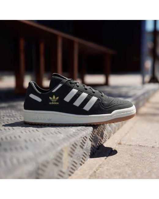 Adidas Black Forum Low Cl Shoes