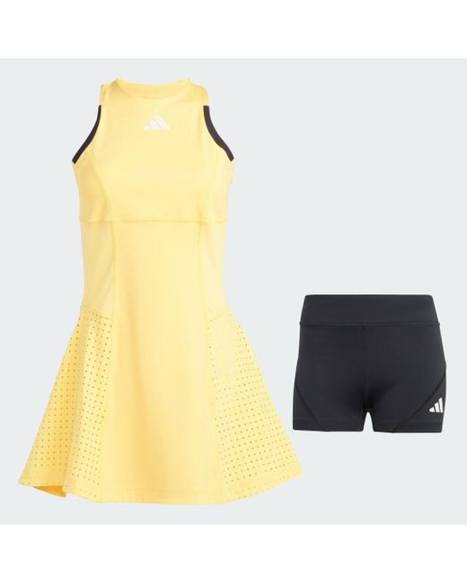 Adidas Yellow Tennis Heat.Rdy Pro Y-Dress