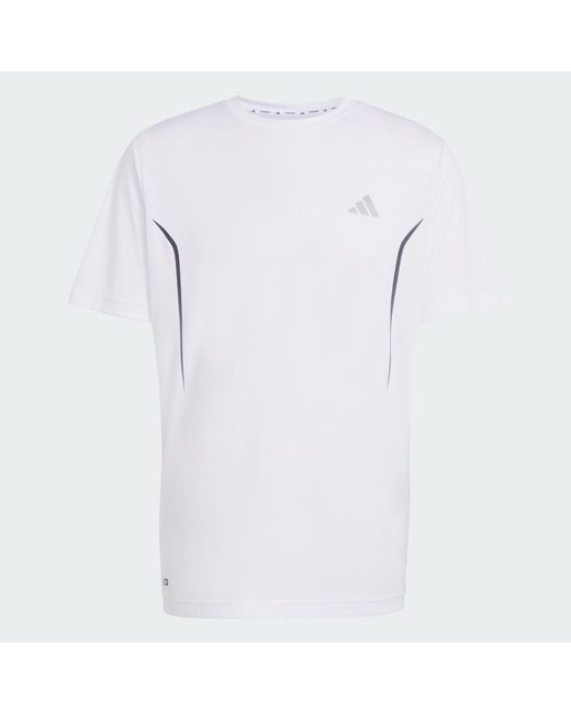 Adidas White Tech Apparel T-Shirt for men