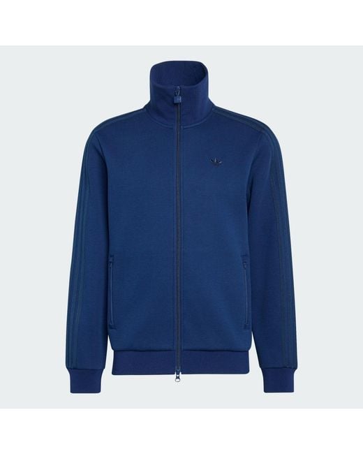 Adidas Blue Beckenbauer Premium Track Top for men