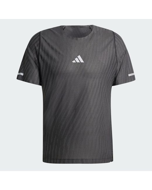 Adidas Gray Adi365 Climacool+ Engineered T-Shirt for men