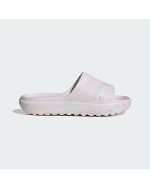 Adidas White Adilette Lumia Slides
