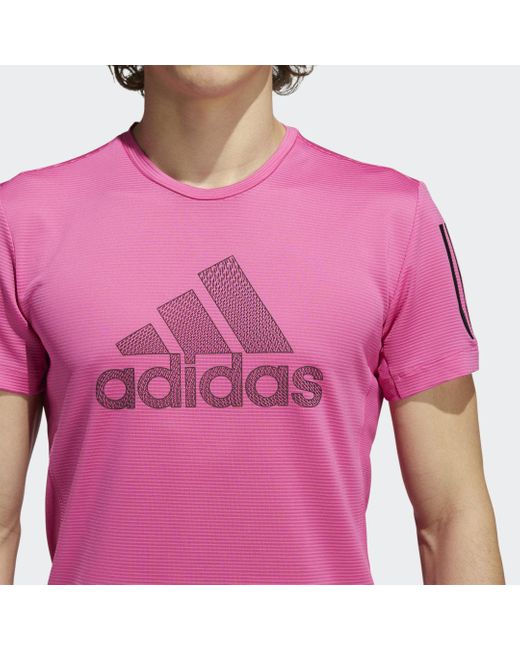 adidas Synthetik AEROREADY Warrior T-Shirt in Pink für Herren - Lyst