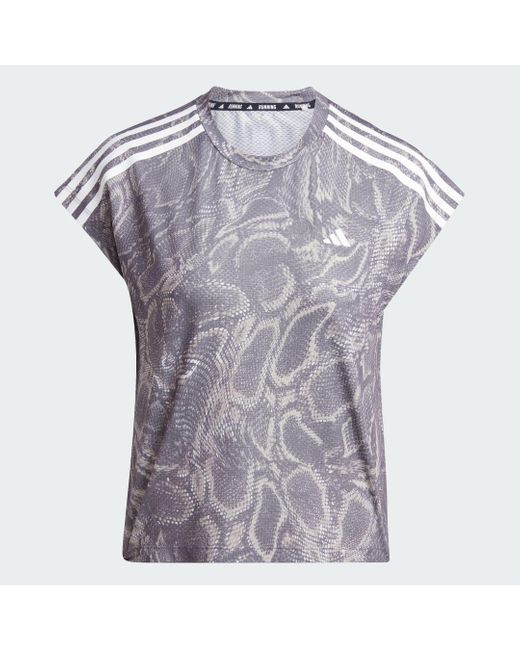Adidas Purple Aeroready Tee