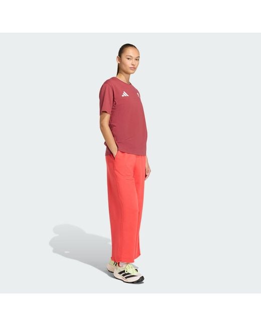Adidas Red Paralympicsgb Gfx T-Shirt