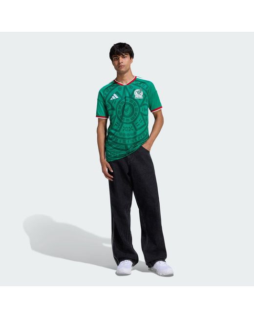 Adidas Green Mexico 26 Home Jersey for men