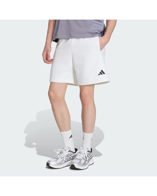 Adidas White Z.N.E. Short for men