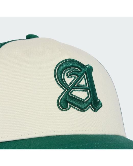 Adidas Green Stadium Graphic Trucker Cap