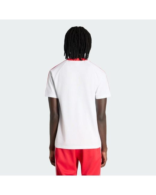 Adidas Originals Red Football Liverpool Fc Originals T-Shirt Jz0140 for men