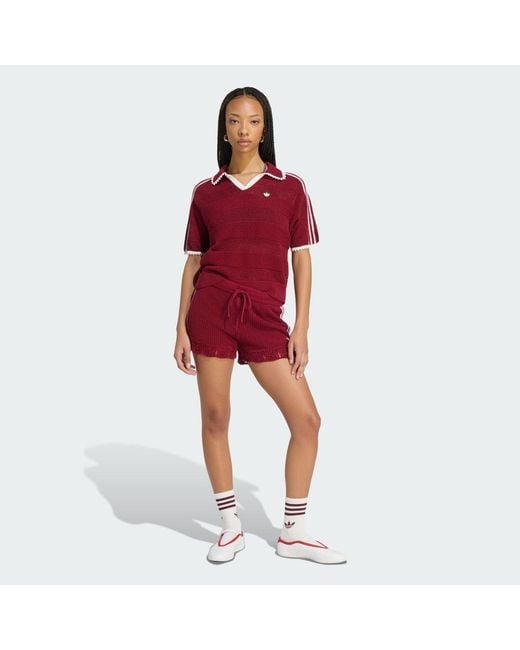 Adidas Red Resort S Shorts W