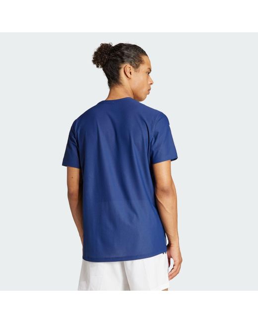 Adidas Blue Own The Run T-shirt for men