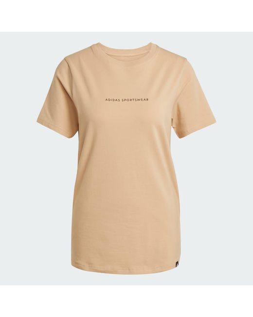 Adidas Natural Codes Doodle Camp Graphic Tee