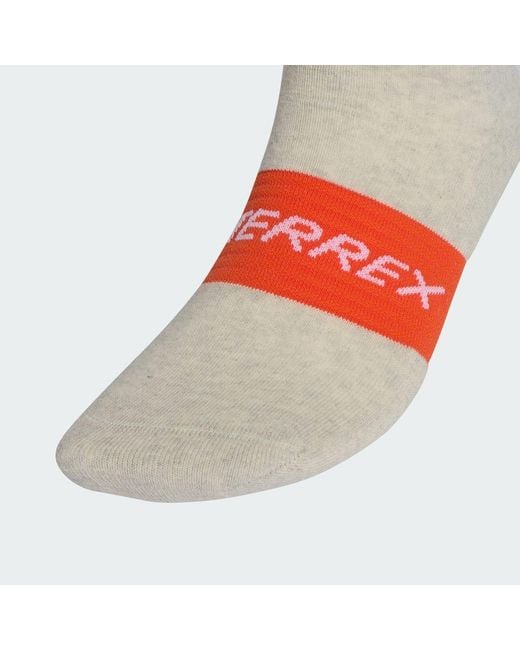 Adidas Orange Terrex Multi 3 Pack Socks