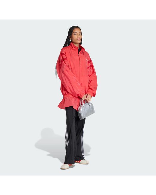 Adidas Red Santiago Woven Track Top