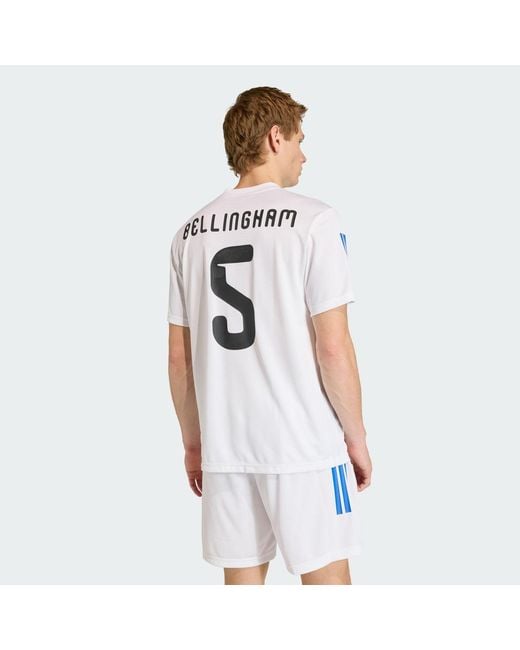Adidas White Jude Bellingham Training Tee for men