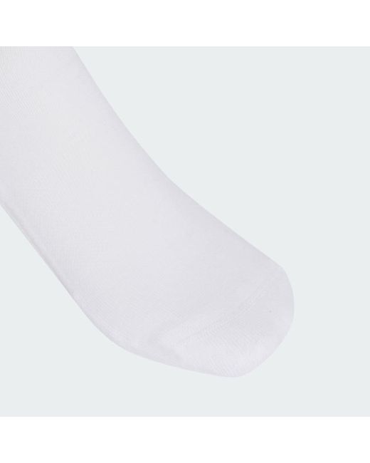 Adidas White 3-Stripes Cushioned Crew Socks 3 Pairs