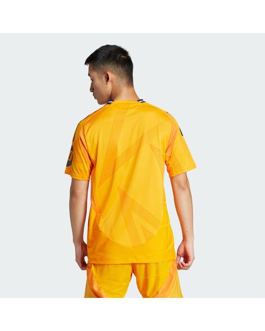 Adidas Orange Real Madrid 24/25 Away Authentic Jersey for men